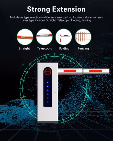 Parksperrentor длиной 6 метров со светодиодной подсветкой
